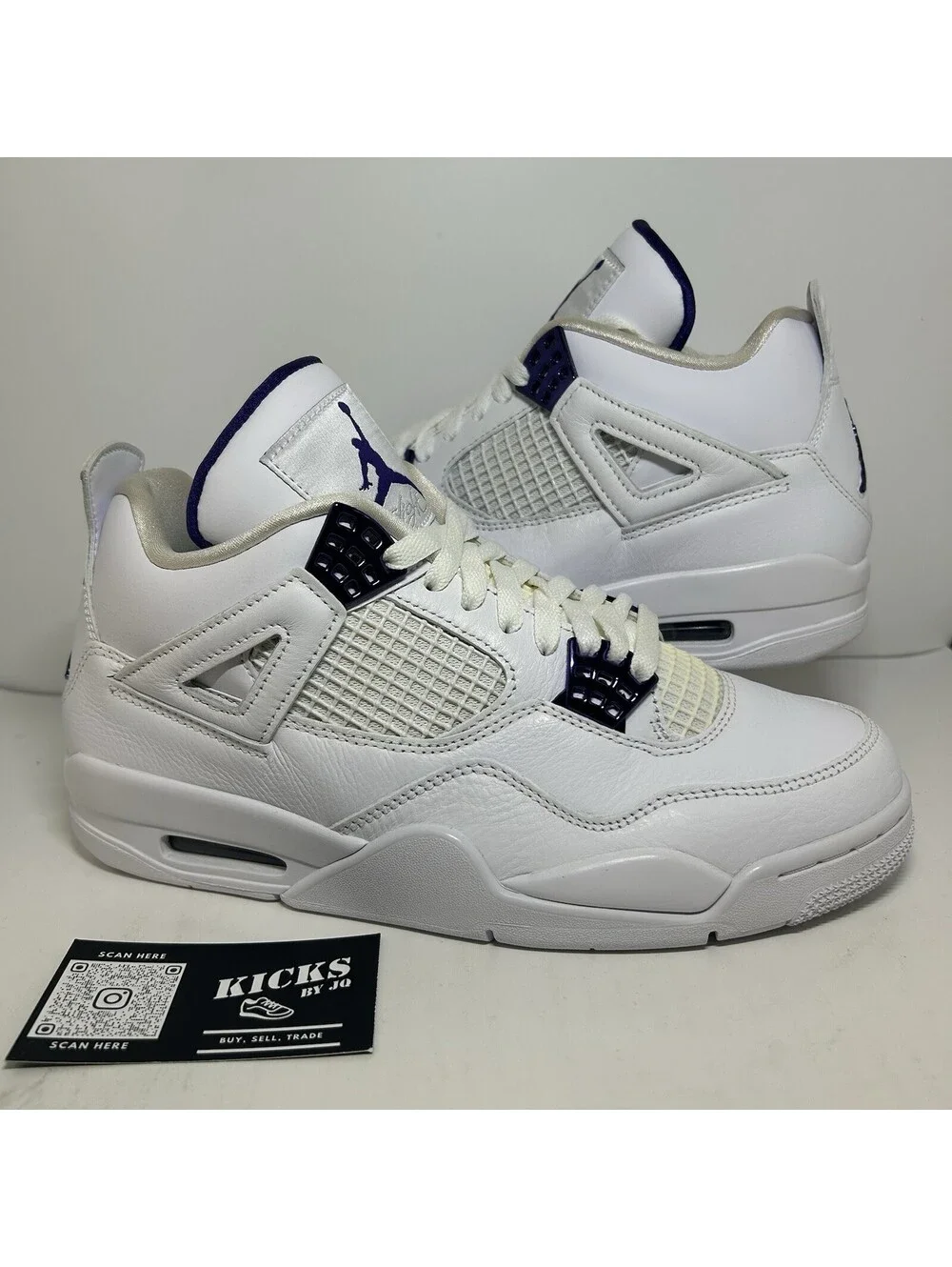Air Jordan 4 Retro Metallic Purple - Size 8.5 NEW - (CT8527-115)